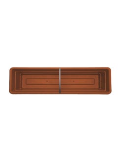 Bloem Weather Resistant UV-Protected Smooth Finish Window Box Planter Terracotta 24 Inch DCBT24-46  - Image 2