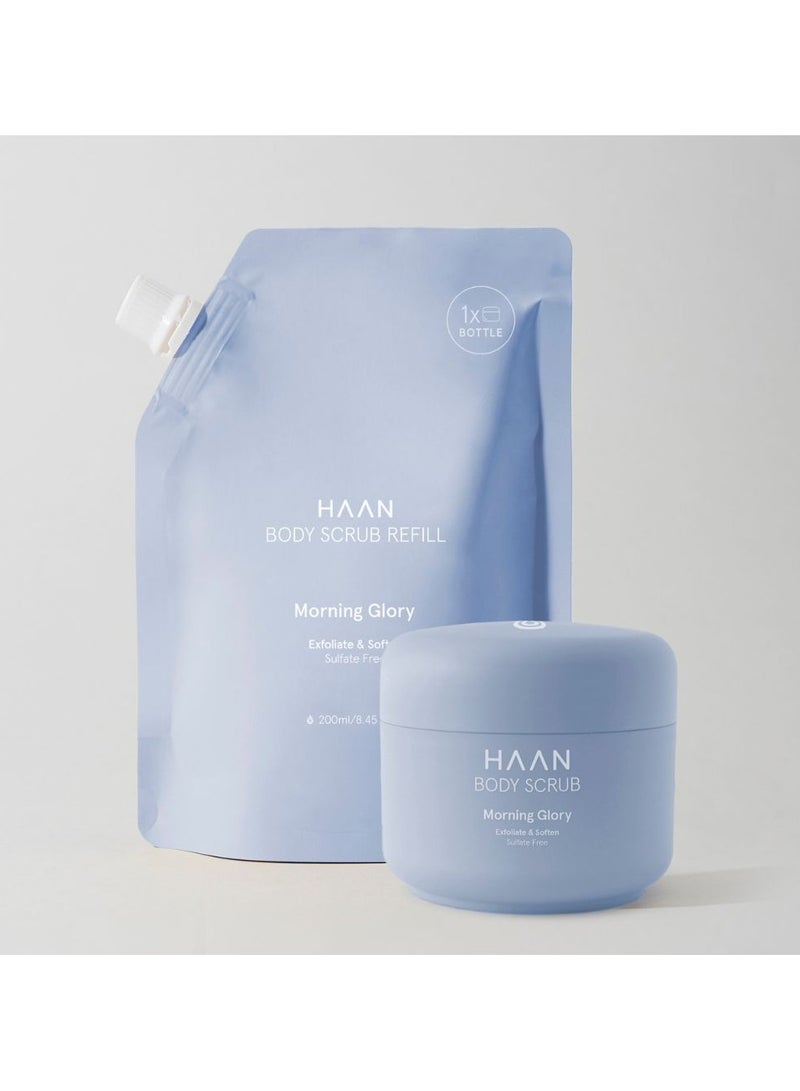 Haan Body Scrub Exfoliate and Soften Morning Glory 200ml - Image 3