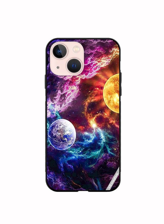 VR CREATIVE Protective Case Cover For Apple iPhone 14 Plus Beautiful Galaxy Design Multicolour - Image 1