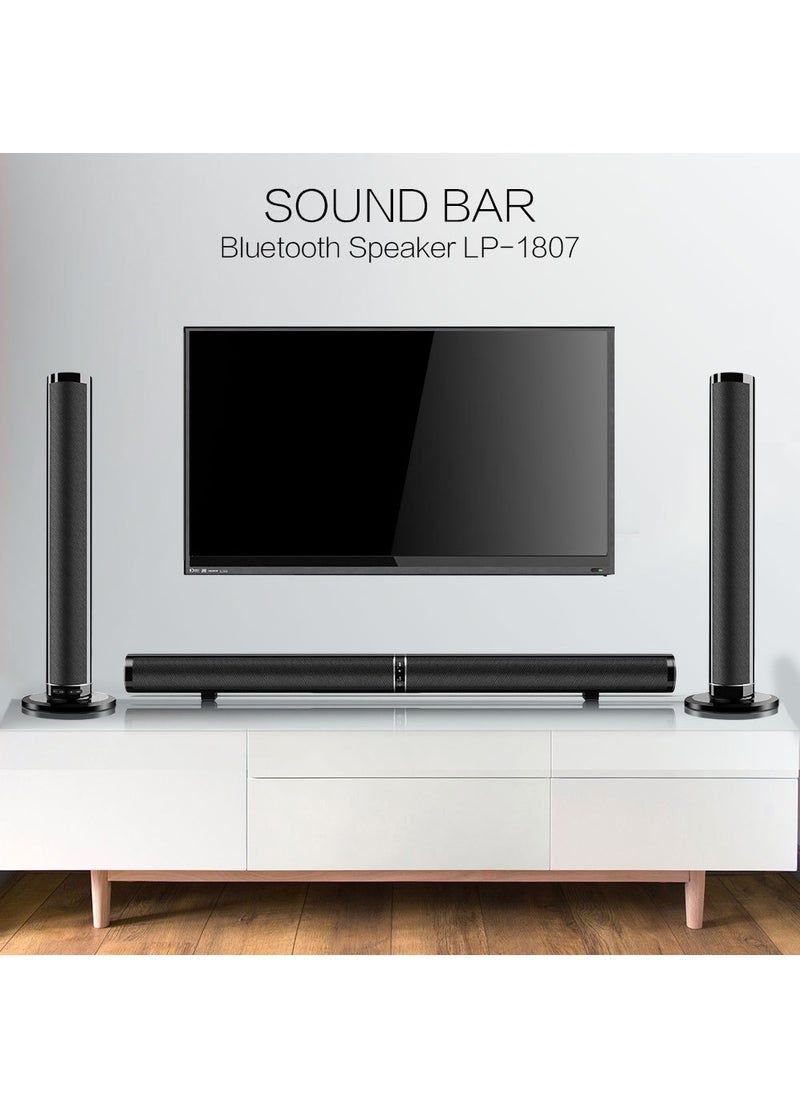 M MIAOYAN Detachable 2-Piece Soundbar – Bluetooth Home Theater Speaker for TV, Wall-Mountable or Split-Use Design  - Image 2