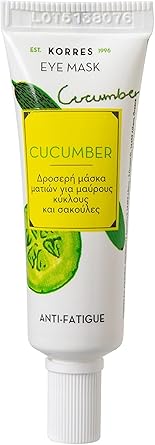 KORRES Natural Cucumber AntiFatigue Eye Mask Vegan - Image 1