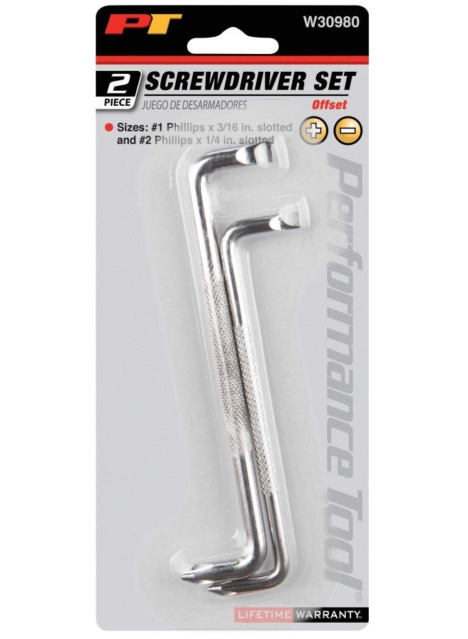 Performance Tool W30980 2Pieces Offset Screwdriver Set - Image 2