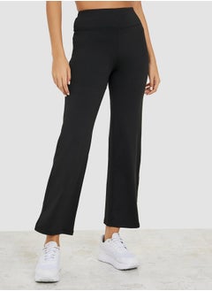 Styli High Rise Broad Waistband Straight Leg Active Pants  - Image 1