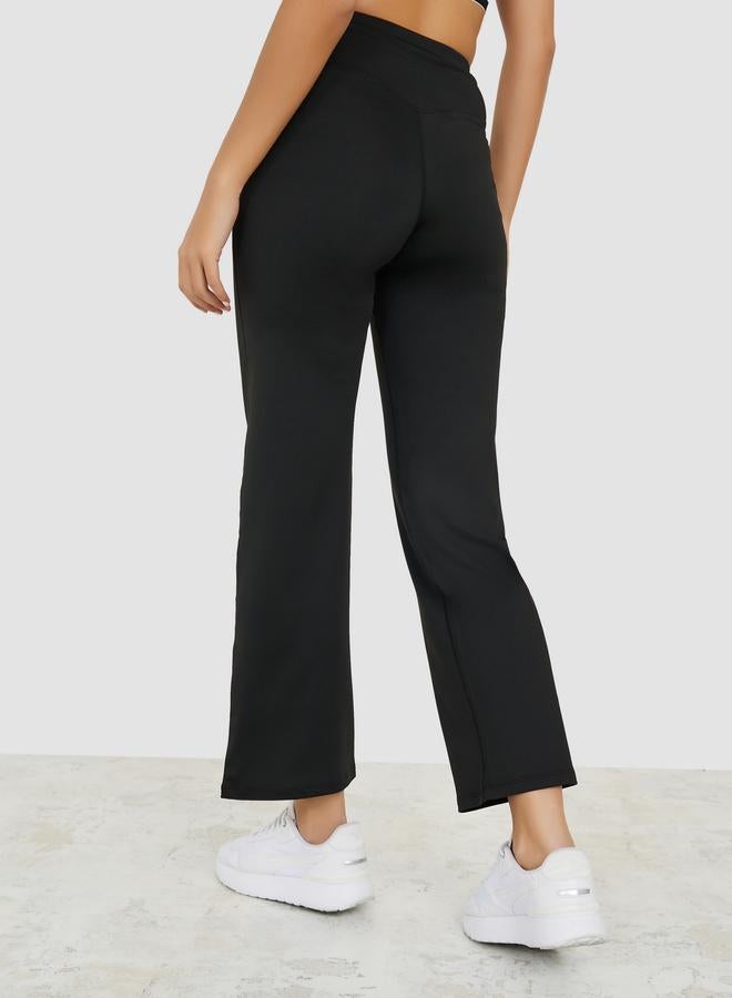 ستايلي اكتيف بنطلون رياضي بقصة مستقيمة وخصر عالي عريض - Image 4