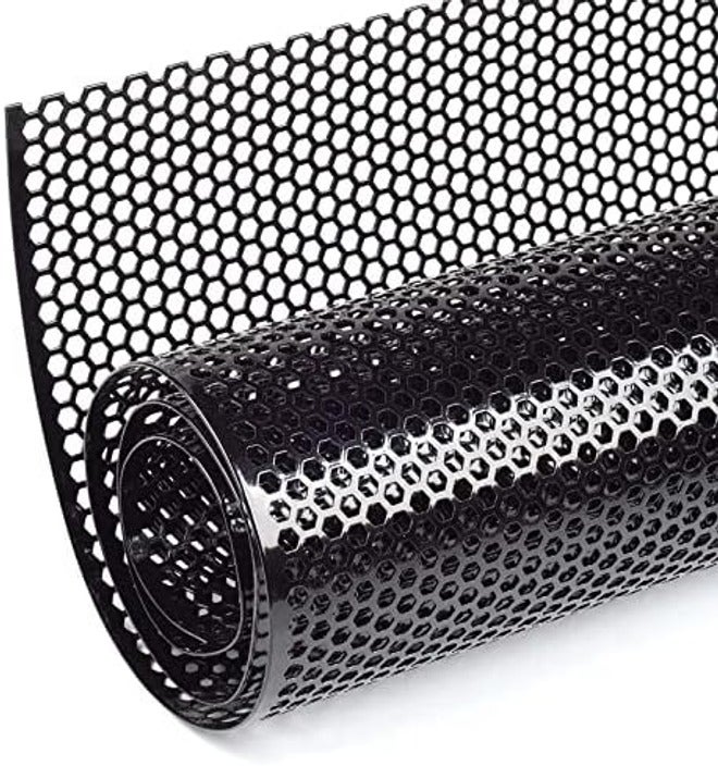 AggAuto 40"x13" Car Grill Mesh - Black Aluminum Alloy Rhombic Hole Bumper Grille Insert, Universal Fit - Image 3