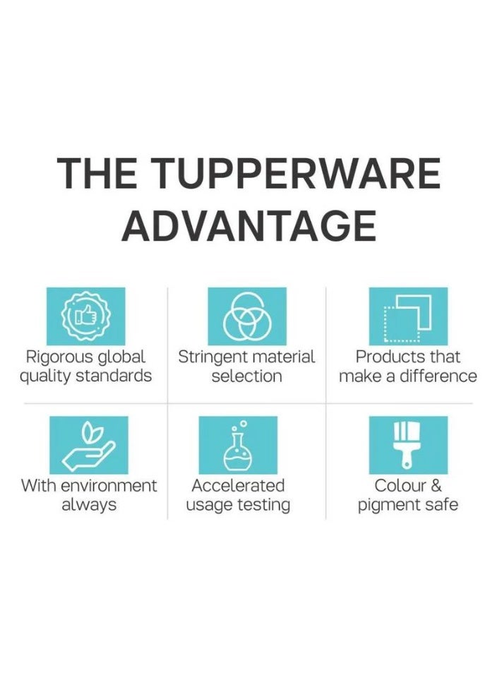 Tupperware Original Reusable - Hydration Fridge Bottle - BPA-Free - Leak Proof - Ideal for Gym, Office, Home Sports, Work & School Fliptop Eco Water Bottle, 1 Litre, Multicolor -Image colours -Set of 4 piece - Image 4