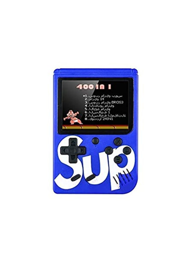 SUP 400 In 1 Game Box Console Classic Games Hand Held Gamepad Color Screen Mario Super Mario DR Mario Contra Games - BLUE - Image 1
