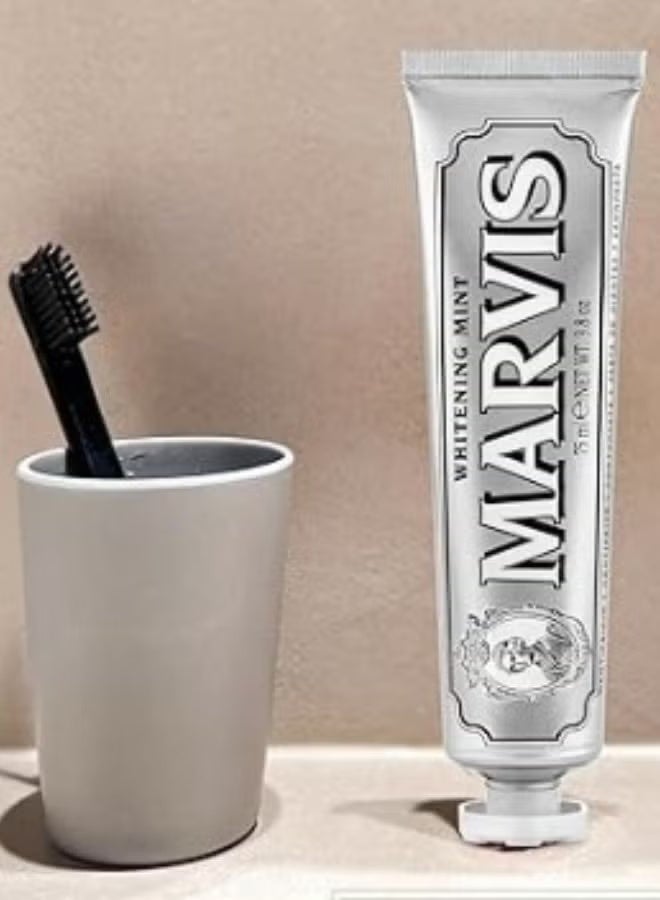 Marvis Whitening Mint Toothpaste, No Color, 3.8 Oz - Image 3