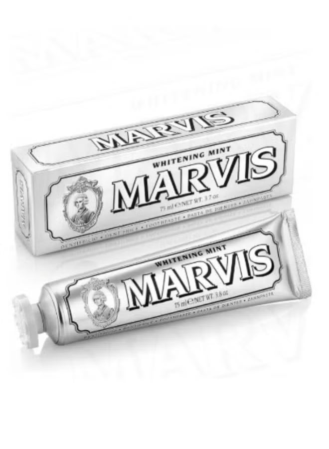 Marvis Whitening Mint Toothpaste, No Color, 3.8 Oz - Image 1