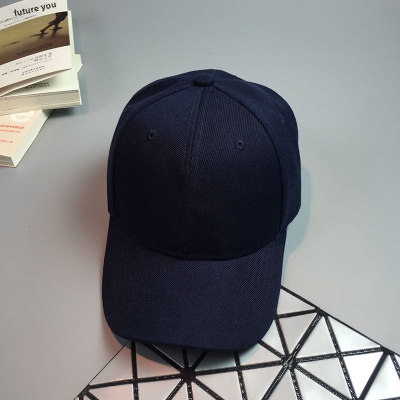 Korean Ulzzang Solid Curved Cap Unisex Baseball HatB13204 feather green cap navy blue B13204 feather green cap navy blue 