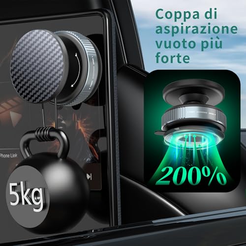HomeMount Vacuum Magnetic Phone Holder Stand for Magsafe, 2025 Upgraded Suction Cup Phone Mount, 360° Adjustable Magnetic Phone Holder for iPhone 16/15/14/13/12, Gyms/Mirrors/Smooth Surface - Image 5