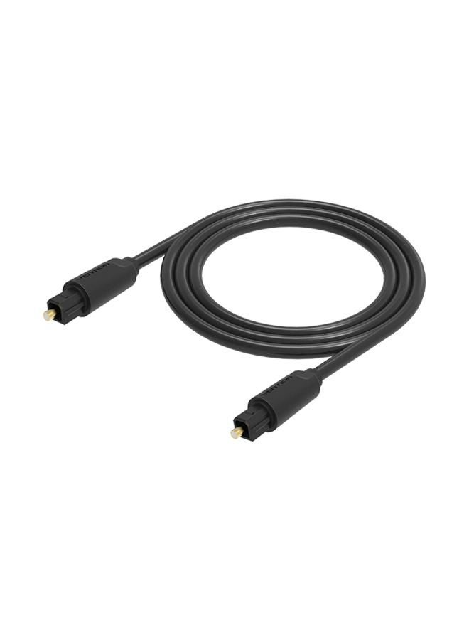 NIBEMINENT Digital Optical Fiber Audio Cable Black - Image 1