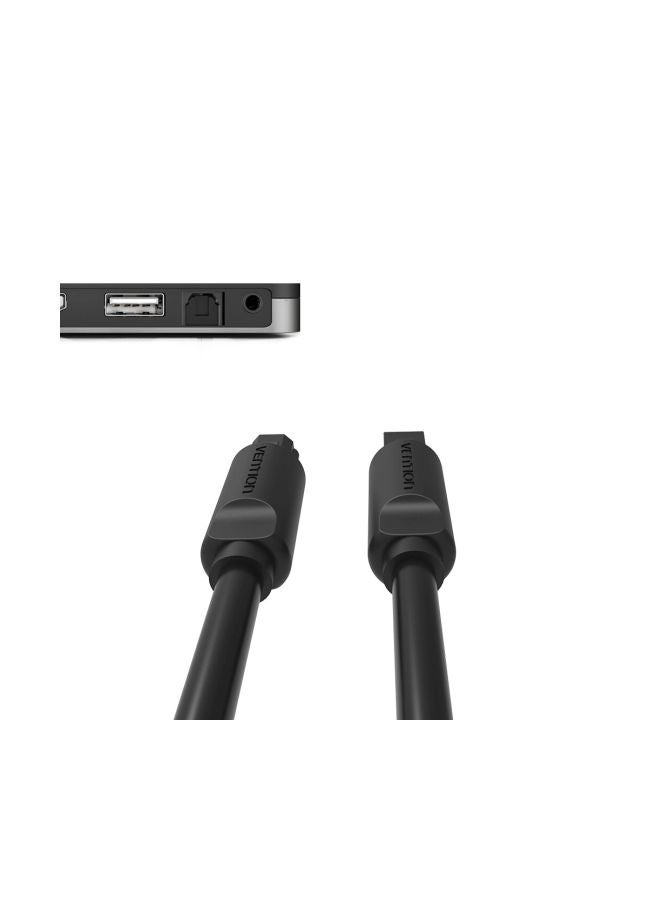NIBEMINENT Digital Optical Fiber Audio Cable Black - Image 3