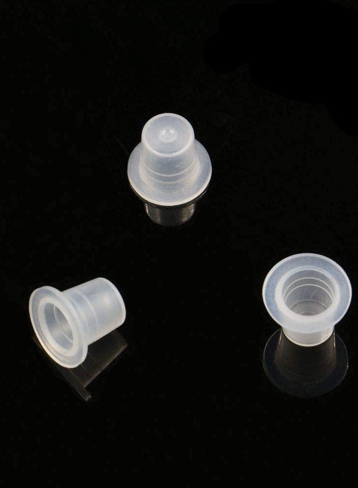 ORiTi 100-Piece Tattoo Ink Cups, Medium Sizes Caps Disposable 13mm - Image 4