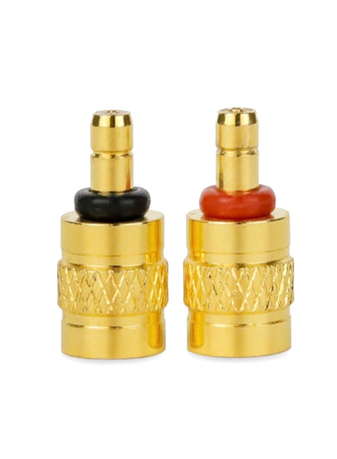 OKCSC IPX T2 Male to MMCX Female Earphone Connecter Adapter for ETYMOTIC/EVO UE/Premier/WESTONE/PRO X/Series (X10 X20 X40) Earbuds 1 Pair Gold - Image 1