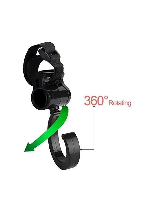 خطاف متعدد الأغراض لعربة الأطفال مكون من قطعتين ل الأشياء مع قبضة قوية ولطيفة - Image 4