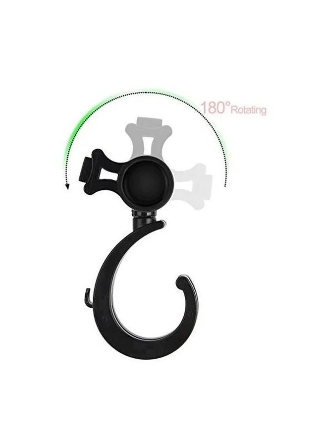 خطاف متعدد الأغراض لعربة الأطفال مكون من قطعتين ل الأشياء مع قبضة قوية ولطيفة - Image 5