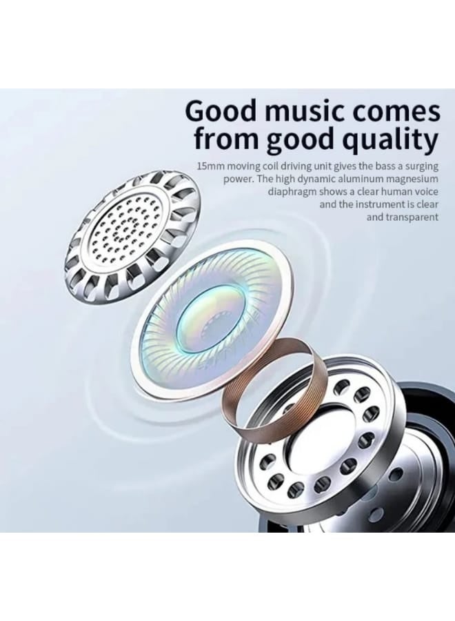 Rahnial Wired Earbuds Headphones USB Type-C for iPhone 17 16 15 Pro Max, Samsung S24 S23 S22 Ultra S21 FE, Xiaomi, Huawei – Type C Earphones with Microphone, Volume Control & High Bass Stereo Sound – White - Image 2