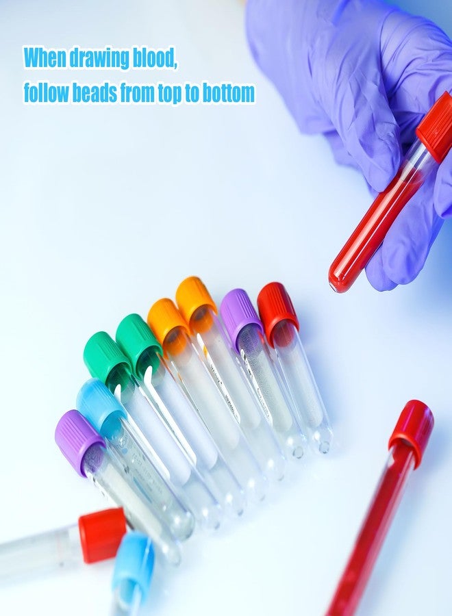 PEUTIER Order of Blood Draw Beads with Reference Card, Order of Blood Draw Vertical Badge Card Badge Reel Accessories Phlebotomy Essentials for Work or School RN Nurse Student Practitioner Grad Gift - Image 3