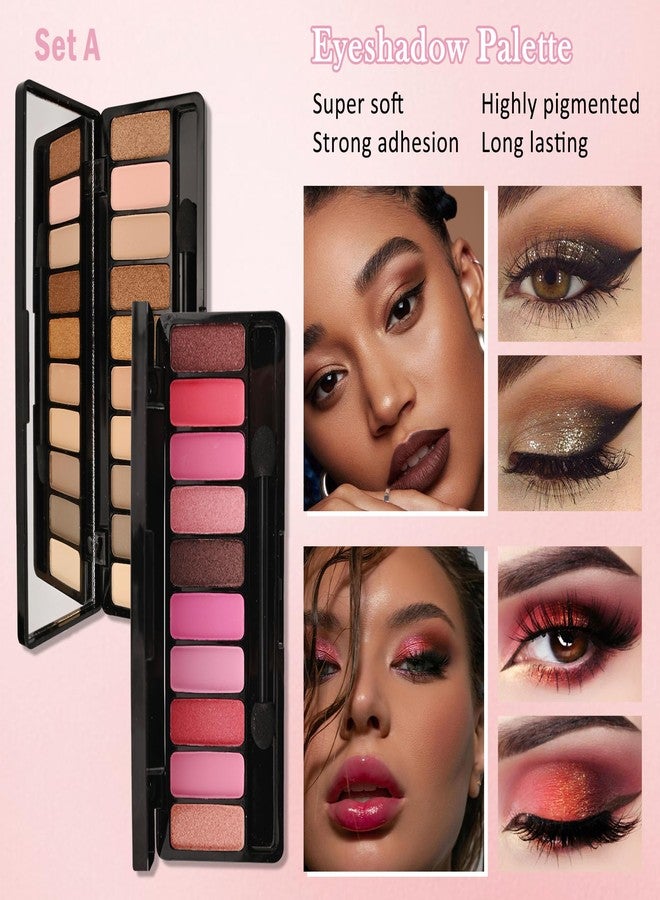 LYSdefeu All in One Makeup Kit for Women Full Kit,Travel Makeup Kit for Teens,Make Up Gift Set with Everything,Foundation Eyeshadow Lip Gloss Eyebrow Blush Contour Powder,Mother's Day Gift for Women Set-A - Image 3