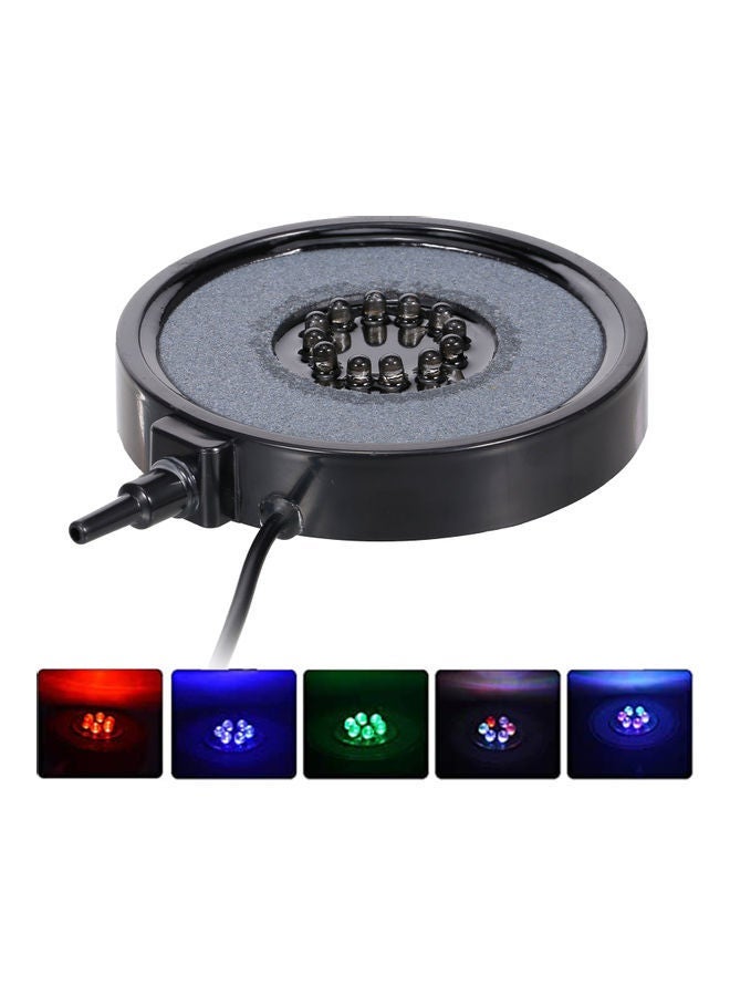 NIBEMINENT Aquarium Bubbler with LED Light Multicolour - Image 2