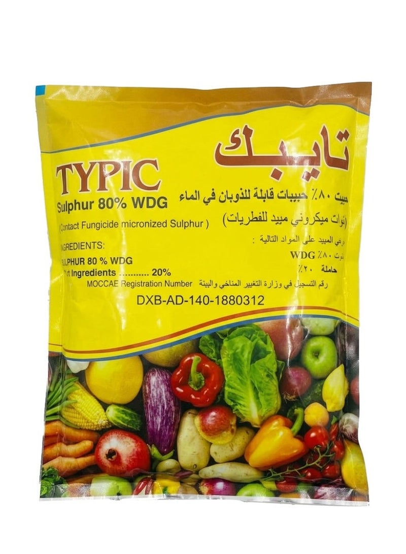 TYPIC كبريت 80% WDG – مبيد فطري ومبيد عث فعال 1KG