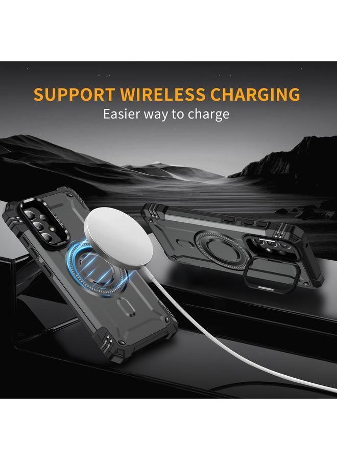 اس-توب جراب لهاتف Samsung Galaxy A52 5G / 4G / A52s 5G مع حامل عدسة MagSafe - Image 4