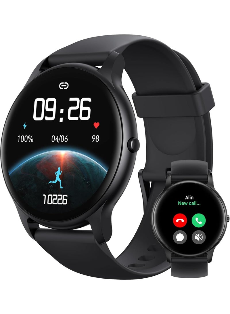 Parsonver Smart Watch for Men Women(Answer/Make Calls), HD Screen Fitness Tracker IP68 Waterproof 100+ Sport Modes, Heart Rate Sleep Monitor, Pedometer, Smartwatch for Android Phones/iPhone Compatible - Image 1