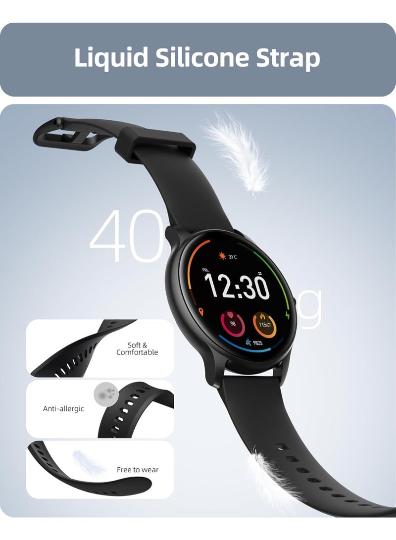 Parsonver Smart Watch for Men Women(Answer/Make Calls), HD Screen Fitness Tracker IP68 Waterproof 100+ Sport Modes, Heart Rate Sleep Monitor, Pedometer, Smartwatch for Android Phones/iPhone Compatible - Image 3