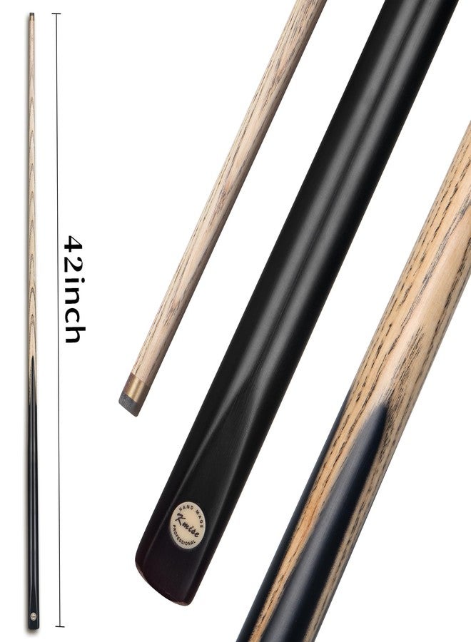 Kmise Short Kids Pool Cue Stick, 42 Inch Hardwood Pool Cue Set of 6, Black 13OZ Pool Sticks with 10 MM Brass Tips, Table Billiard Cue Stick for Home, Billiard Room - Image 2