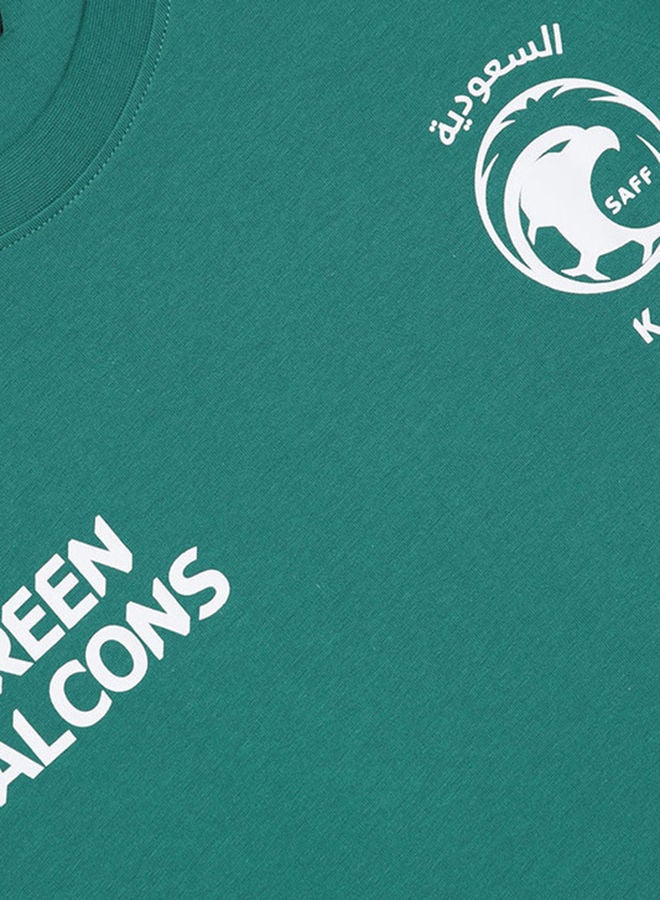 noon SAFF Qualifying Years Green Printed T-Shirt - Image 4