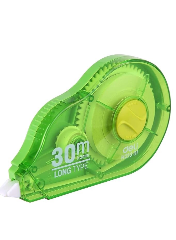 Deli Eh21301 Excellent Covering Power Correction Tape - Green Color - Image 2