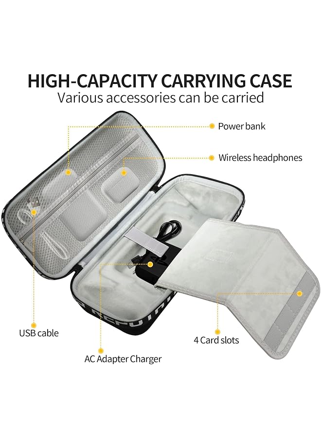 Excefore Compatible With Ps Portal Waterproof Hard Shell Travel Case Large Capacity Ps5 Portal Case Suitable For Travel And Home Storage Compatible With Ps Portal Shockproof And Waterproof - Image 3