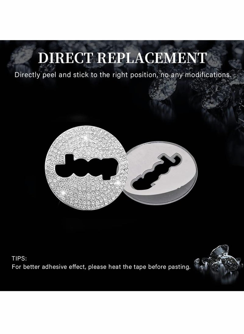 Excefore For Jeep JL Accessories Bling Steering Wheel Emblem Logo Cover Sticker for Wrangler JL JLU Gladiator JT - Image 5
