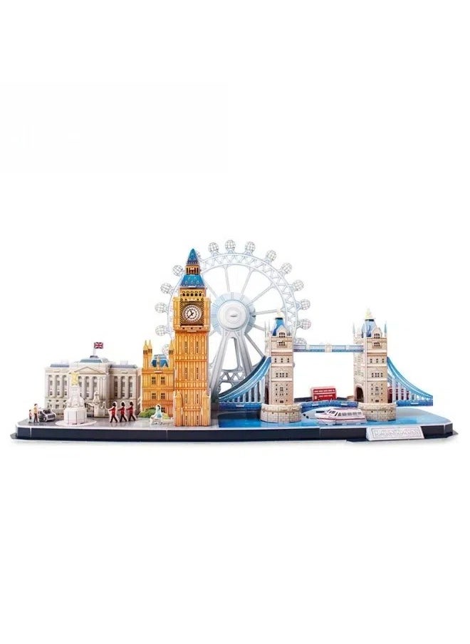 General Three-dimensional building 3D model toy splicing house beautiful city landscape of London, UK  - Image 2