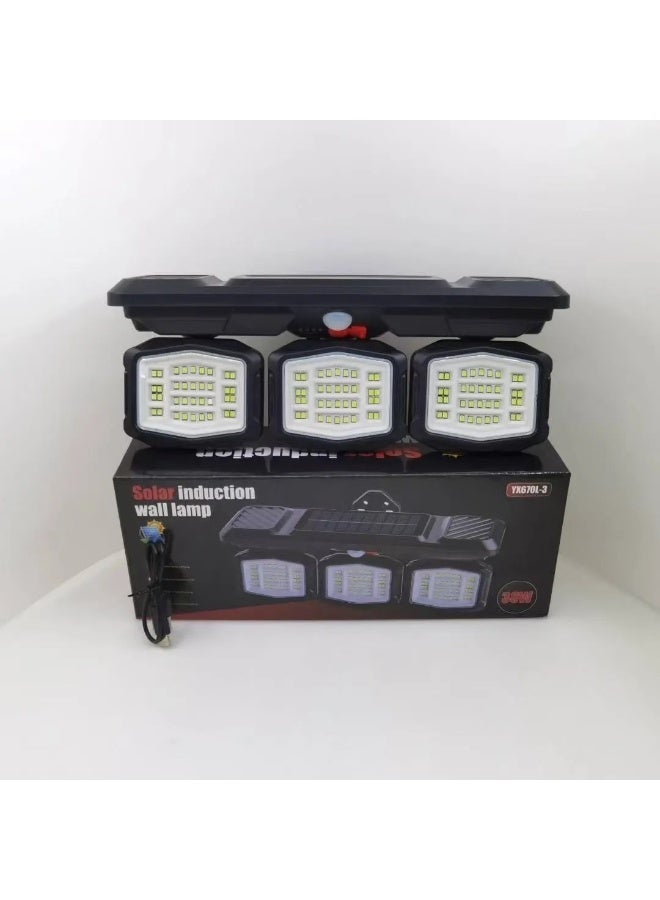 مصباح حائط LED يعمل بالطاقة الشمسية مع مستشعر الحركة PIR - Image 2