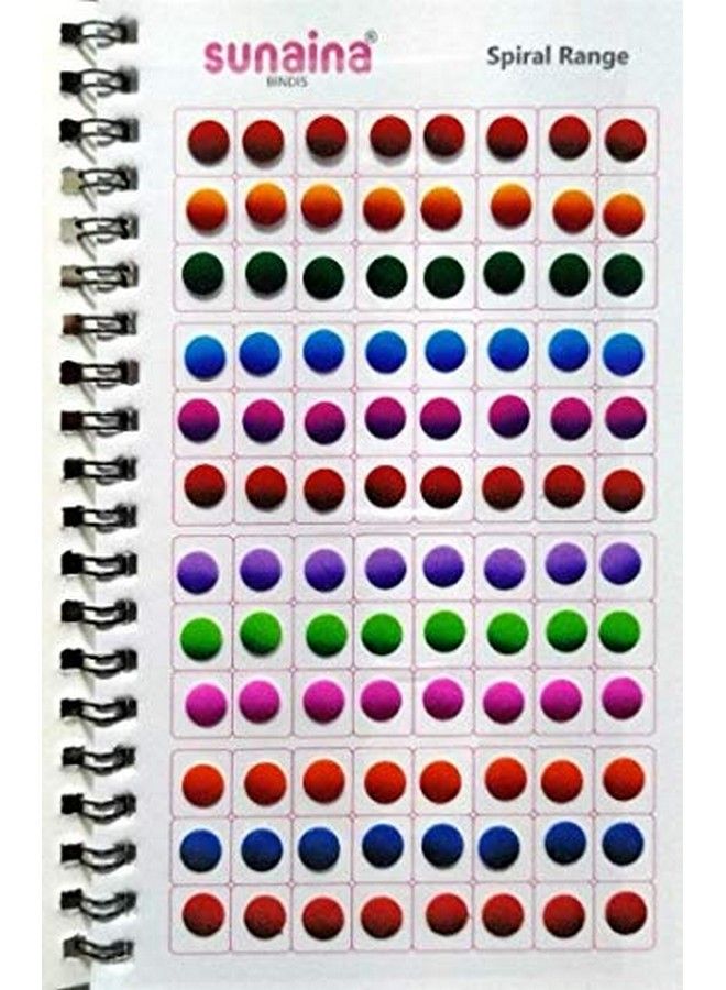 Sunaina (Original) Spiral Doubleshade Multicolour Bindi Book For Women Pack Of 1 - Image 5