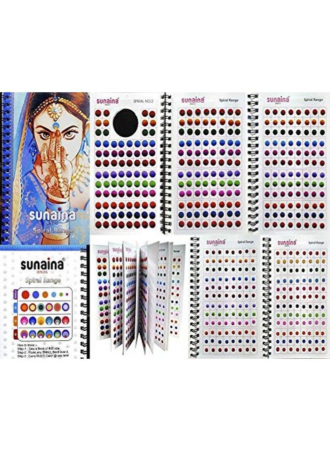 Sunaina (Original) Spiral Doubleshade Multicolour Bindi Book For Women Pack Of 1 - Image 2