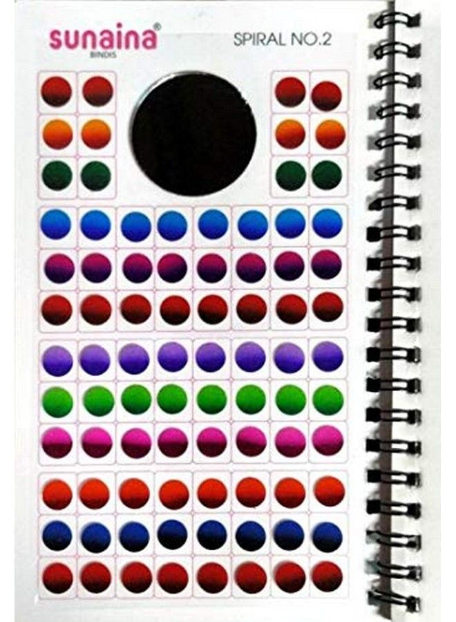 Sunaina (Original) Spiral Doubleshade Multicolour Bindi Book For Women Pack Of 1 - Image 3