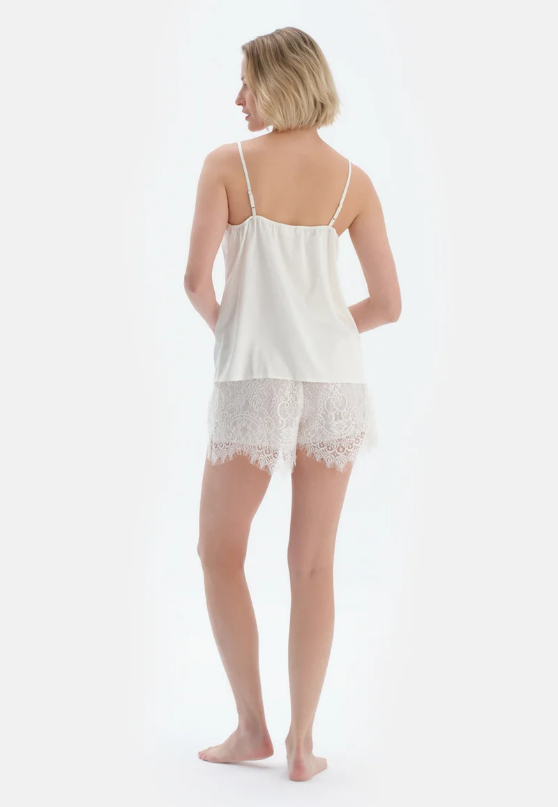 dagi Regular/Classic Fit Camisole V Neck Polyester Sleepwear