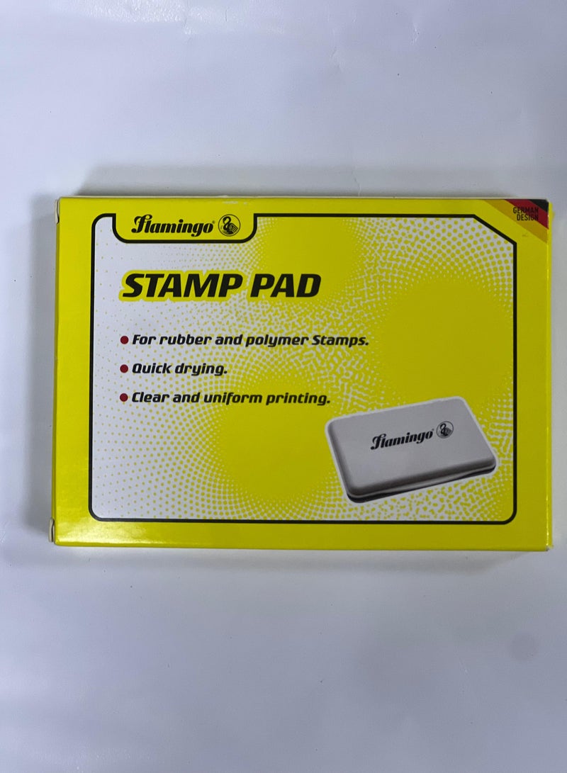 Flamingo Fast Drying Stamp Pad Black