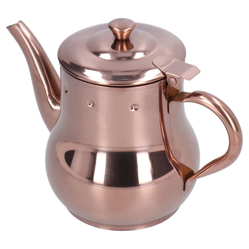 Stainless Steel Teapot: Food Grade 304 Stainless Steel, Integrated Dust-proof Cover, One-click Opening - Multifunctional Kettle With Anti-scalding Handle, Anti-skid Bottom for Home Cafes Bars Restaura - Image 1