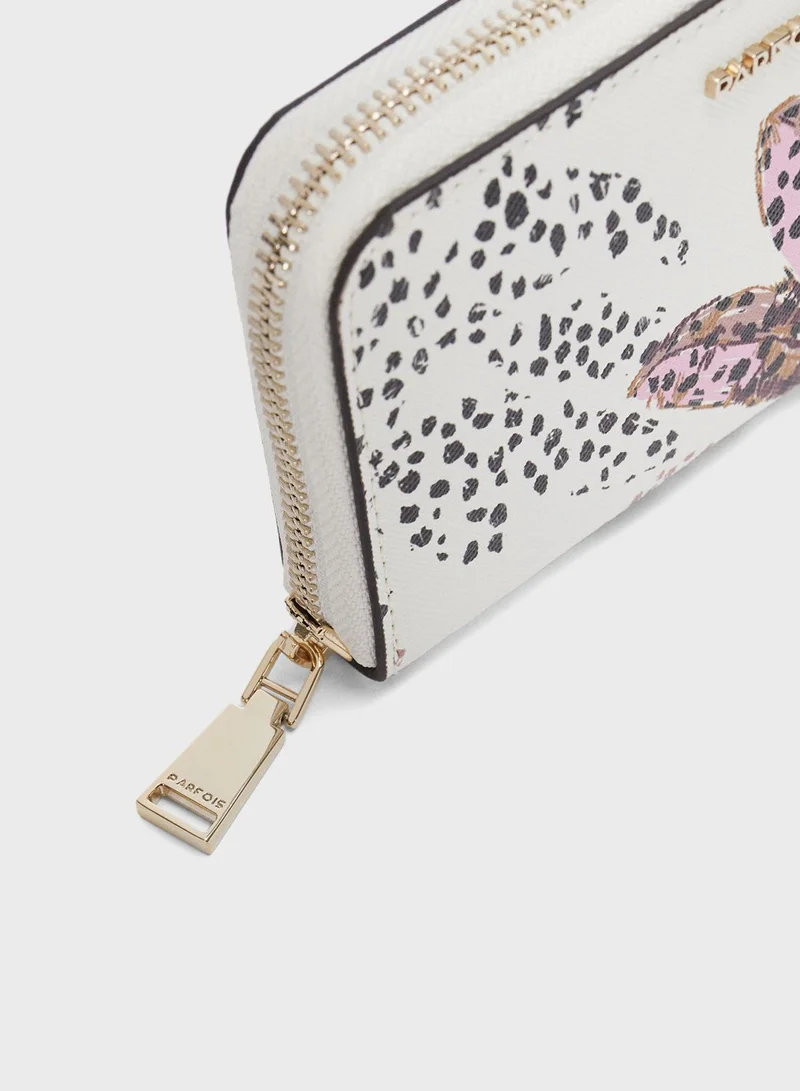 PARFOIS Flower Printed Purse