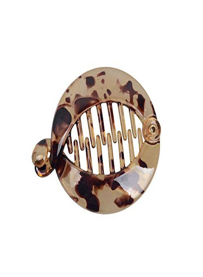 Natuworld 4Pcs 2.5 Inch Banana Fish Hair Clips Barrette Effortless Beauty Assorted Side Combs Ponytail Hair Clip Comb Pin French Round Banana Clips Hair Accessories for Women Ladies Girls (Color Random) - Image 5