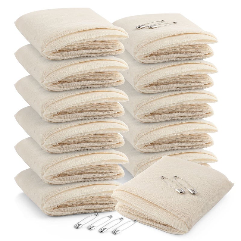 Primacare D-3680 First Aid Triangular Splint Bandage with Safety Pins for Sprain and Broken Bones Support, Latex Free Non-Woven Cotton, 40x40x56 (Pack of 12) - Image 1