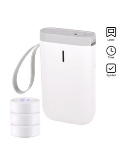 Portable Thermal Label Printer White