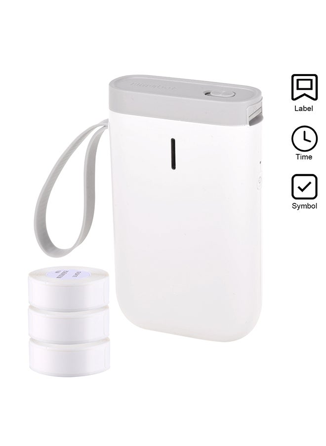 Generic Portable Thermal Label Printer White 