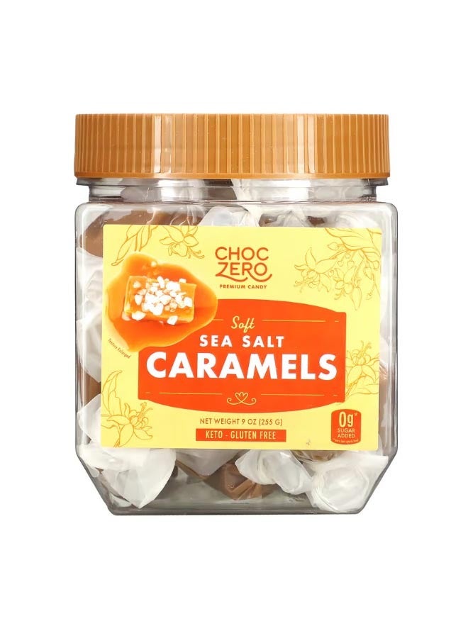 CHOCZERO Soft Sea Salt Caramels 9 oz 255 g - Image 1