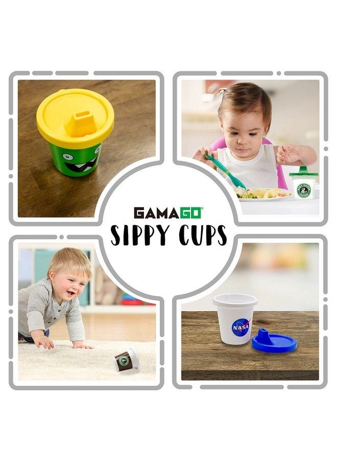 GAMAGO - Mommy'S Little Monster Baby Sippy Cup Adorably Cute Learner Sippy Cup For Babies Toddlers And Kids 6+ Months Old Holds 7 Ounces Bpa Free Food Safe Spill Proof - Image 1