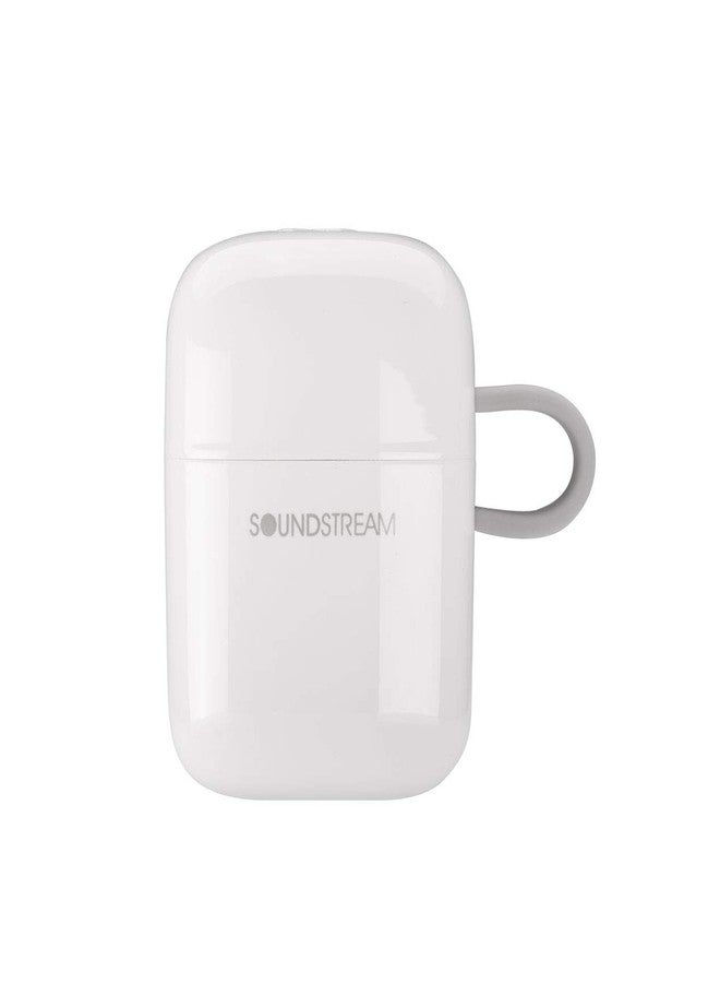 Soundstream h2GO True Wireless Earbuds with Qi Charging - White - Image 2